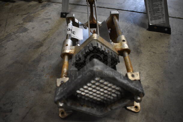 Metal Commercial Countertop French Fry Cutter. 19x8x11 - Image 3 of 4