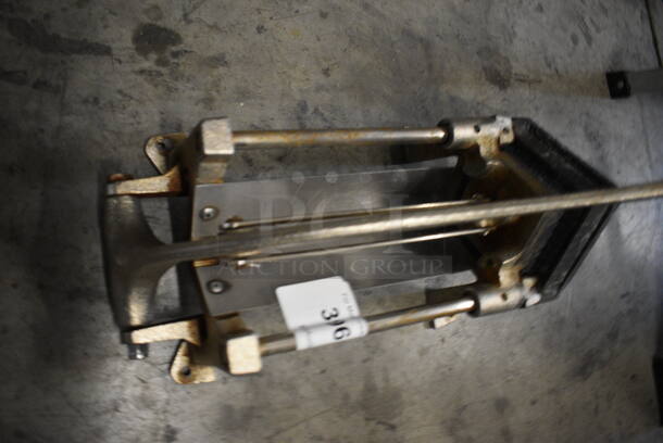 Metal Commercial Countertop French Fry Cutter. 19x8x11 - Image 4 of 4