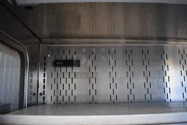 AMAZING! Oasis Wooden Style Commercial Refrigerated Open Merchandiser w/ 5 Racks. 66x24x83. Cannot Test Due To Plug Style - Image 4 of 8