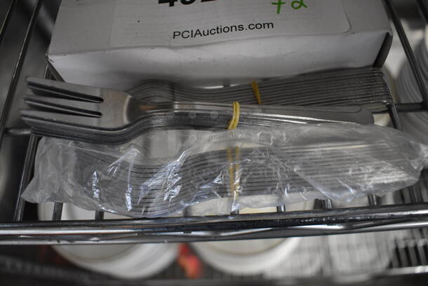 72 BRAND NEW IN BOX! Metal Oyster Forks. 5.5". 72 Times Your Bid! - Image 1 of 3
