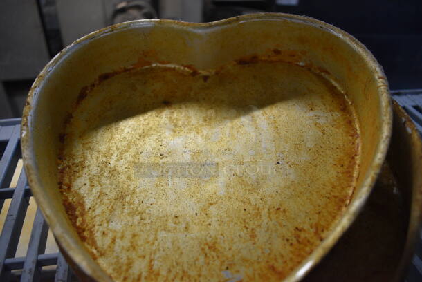 6 Metal Heart Shaped Baking Pans. Includes 10.5x10.5x2. 6 Times Your Bid! - Image 5 of 5