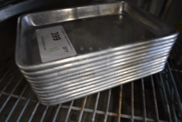 11 Metal Pans. 6.5x9.5x1. 11 Times Your Bid!