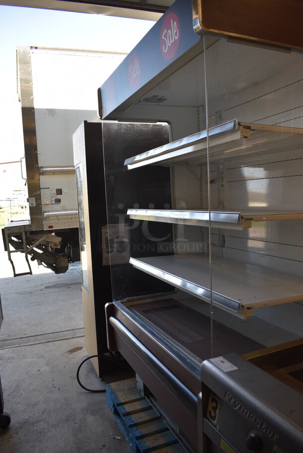 BEAUTIFUL! Hussmann Model DDS-4B Commercial 3 Deck White Merchandiser. 115 Volt, 1 Phase. 51x37x81.5. Cannot Test Due To Plug Style - Image 3 of 8