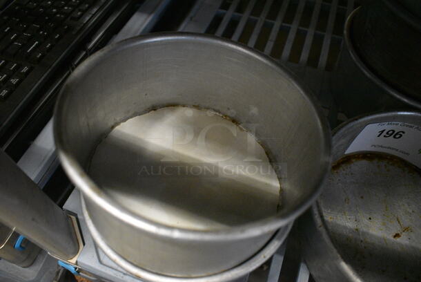 3 Metal Round Baking Pans. 6.5x6.5x3. 3 Times Your Bid! - Image 3 of 4