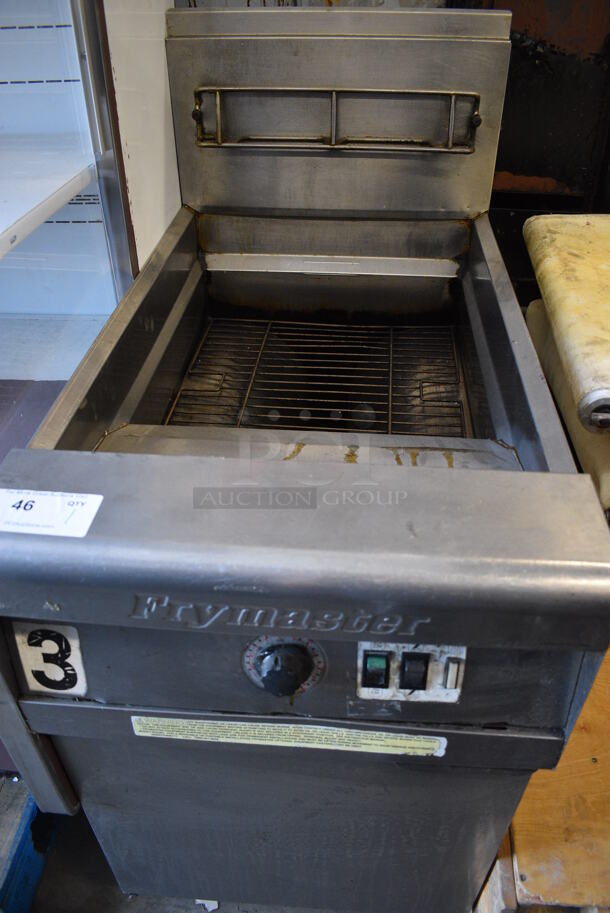 NICE! Frymaster Stainless Steel Commercial Deep Fryer w/Thermotic Controls on Commercial Casters. 21x40x48