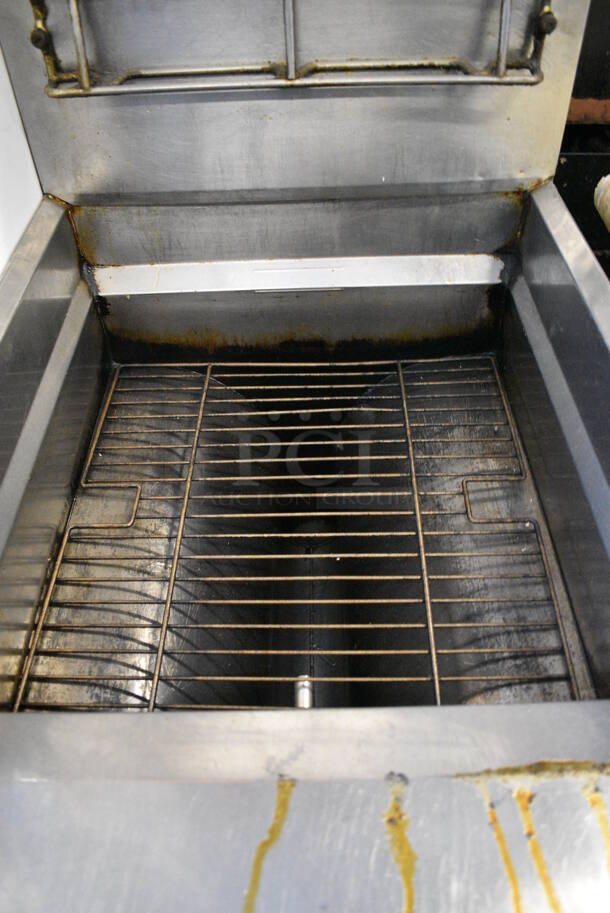 NICE! Frymaster Stainless Steel Commercial Deep Fryer w/Thermotic Controls on Commercial Casters. 21x40x48 - Image 4 of 7