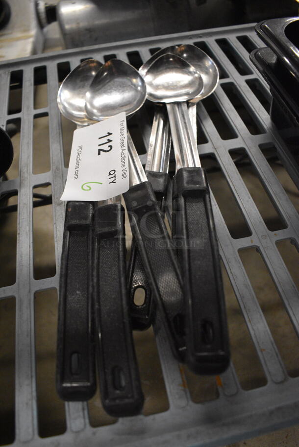 6 13" Metal Serving Spoons. 6x Your Bid - Image 1 of 4