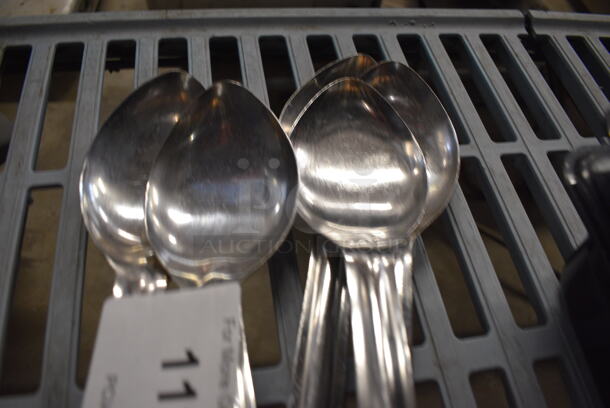 6 13" Metal Serving Spoons. 6x Your Bid - Image 2 of 4