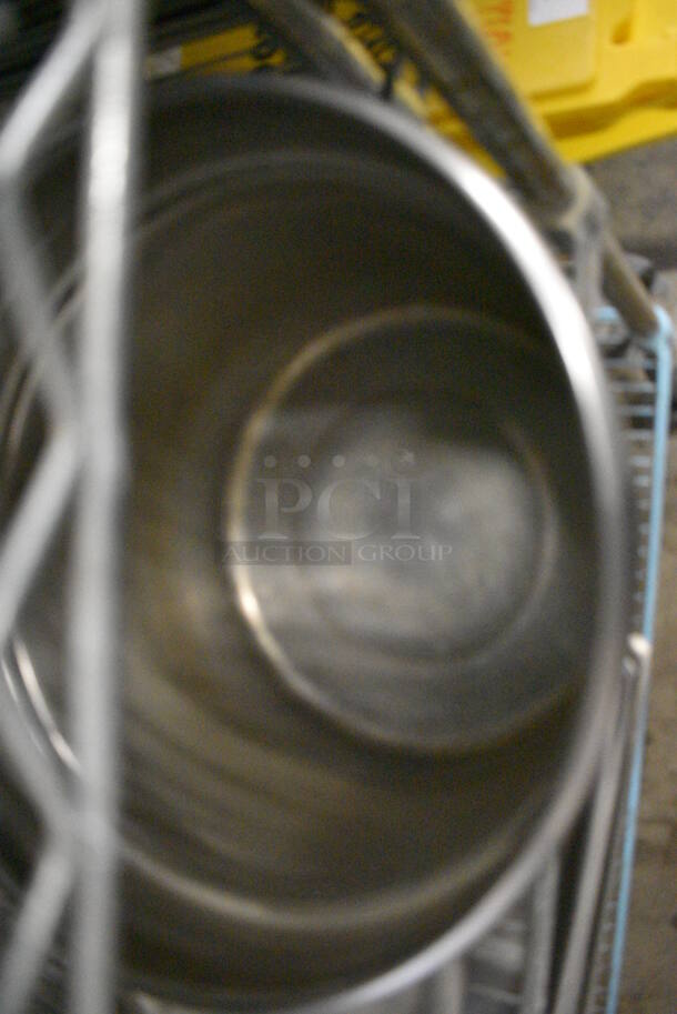 Metal Cylindrical Drop In Bin. 11x11x8.5 - Image 2 of 2