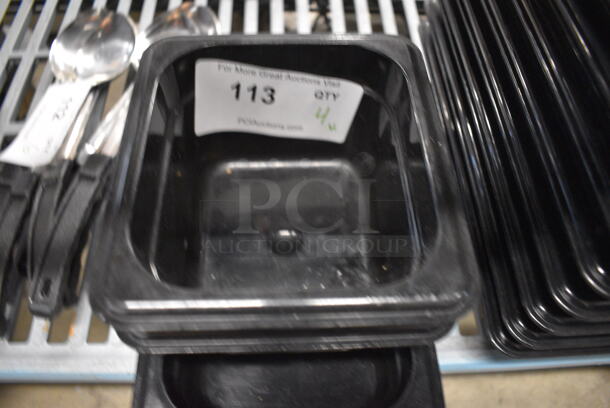 4 Metal Drop In Bins. 6.5x7x4 and 6.5x10.5x2. 4x Your Bid - Image 2 of 3