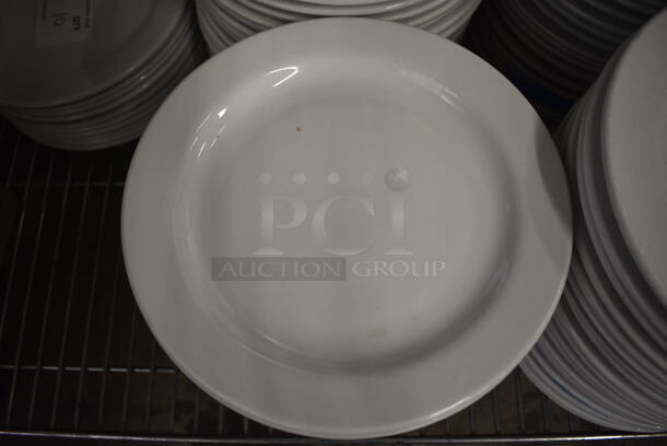 20 White Ceramic Plates. 9x9x1. 20 Times Your Bid! - Image 3 of 4