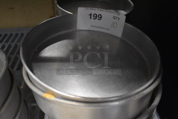 10 Metal Round Baking Pans. 8.25x8.25x2. 10 Times Your Bid! - Image 4 of 6