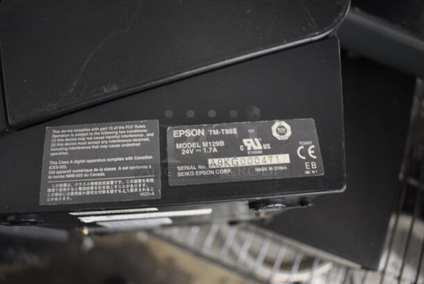 Epson Model M129B Receipt Printer. 6x8x6 - Image 3 of 3