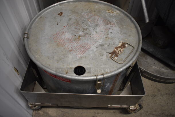 WOW! Miroil Stainless Steel Commercial Portable Oil Filtration System on Commercial Casters. 17x25x39 - Image 3 of 7