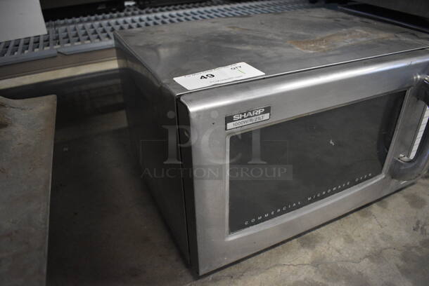 Sharp Model R-21LTF Commercial Microwave Oven. 20.5x16x11 - Image 2 of 7