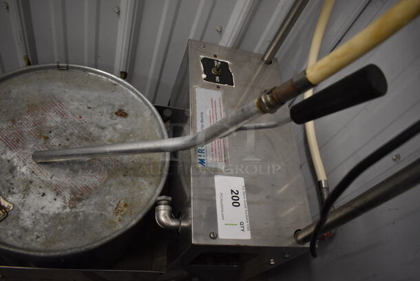 WOW! Miroil Stainless Steel Commercial Portable Oil Filtration System on Commercial Casters. 17x25x39 - Image 6 of 7