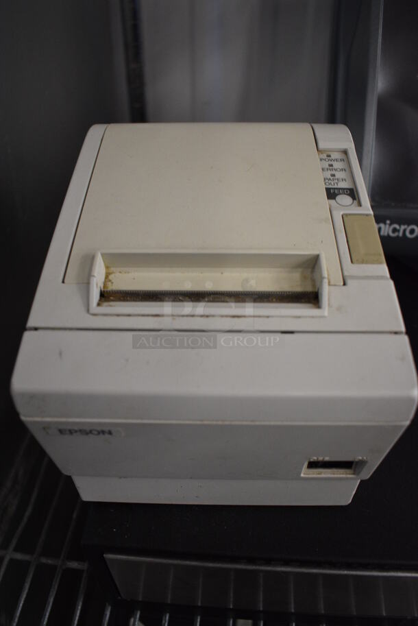 ALL ONE MONEY! Lot of Micros 15" POS Monitor, Epson Model M129B Receipt Printer and Metal Cash Drawer! - Image 7 of 10