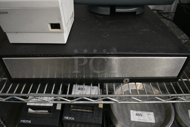 ALL ONE MONEY! Lot of Micros 15" POS Monitor, Epson Model M129B Receipt Printer and Metal Cash Drawer! - Image 10 of 10