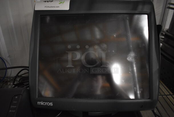 ALL ONE MONEY! Lot of Micros 15" POS Monitor, Epson Model M244A Receipt Printer and Metal Cash Drawer! - Image 4 of 10