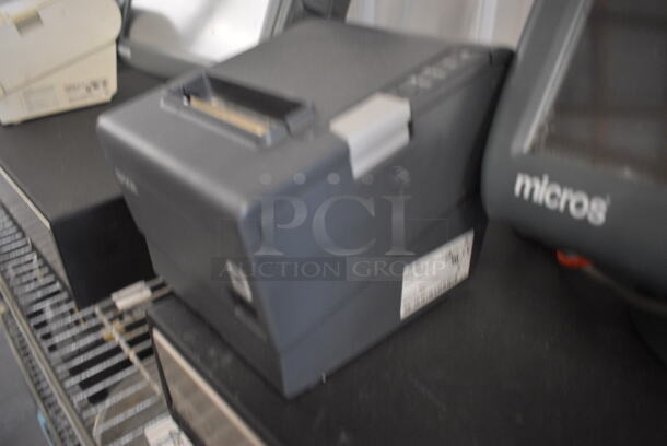 ALL ONE MONEY! Lot of Micros 15" POS Monitor, Epson Model M244A Receipt Printer and Metal Cash Drawer! - Image 8 of 10