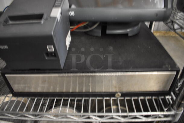 ALL ONE MONEY! Lot of Micros 15" POS Monitor, Epson Model M244A Receipt Printer and Metal Cash Drawer! - Image 10 of 10