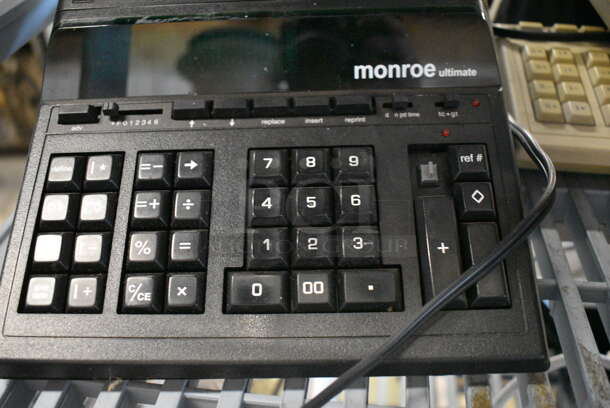 3 Monroe 8130 Electronic Printing Calculators. 9x15x3.5. 3x Your Bid! - Image 4 of 5
