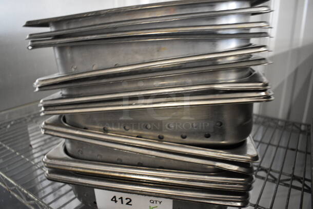 15 Stainless Steel 1/2 Size Drop In Bins. 1/2x2. 15 Times Your Bid! - Image 3 of 3
