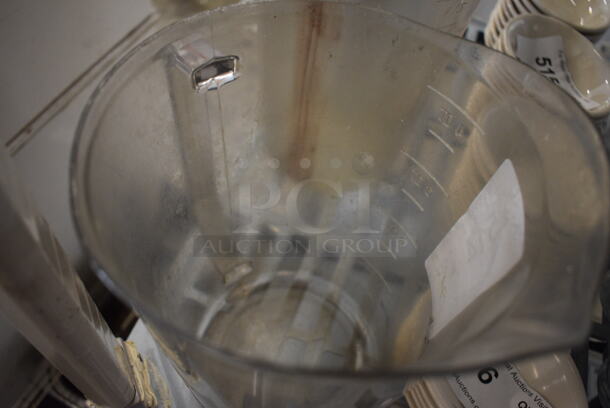 2 Poly Clear Pitchers. 9.5x7x10.5. 2 Times Your Bid! - Image 3 of 4