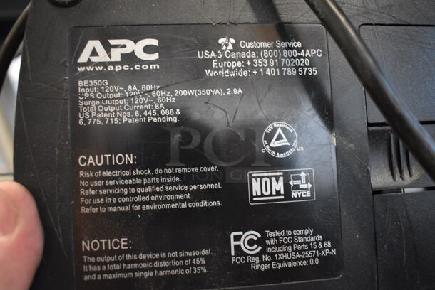 APC Model BE350G Battery Back Up Surge Protector. 10x6x3.5 - Image 3 of 4