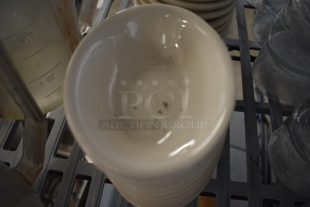 15 White Ceramic Bowls. 5.5x4x1.5. 15 Times Your Bid! - Image 3 of 4