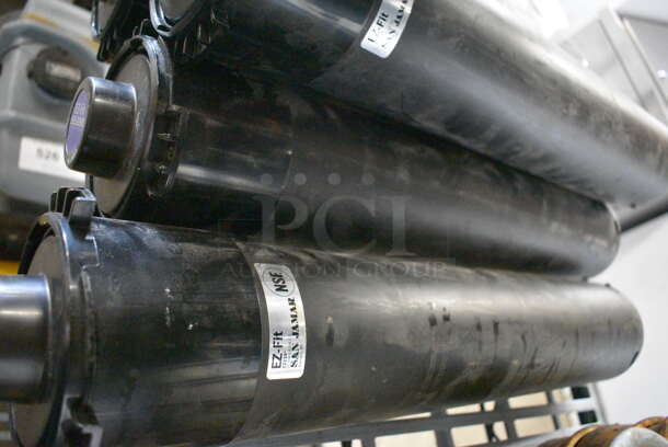 4 Black Poly Dispensers. 5x5x24. 4 Times Your Bid! - Image 4 of 4