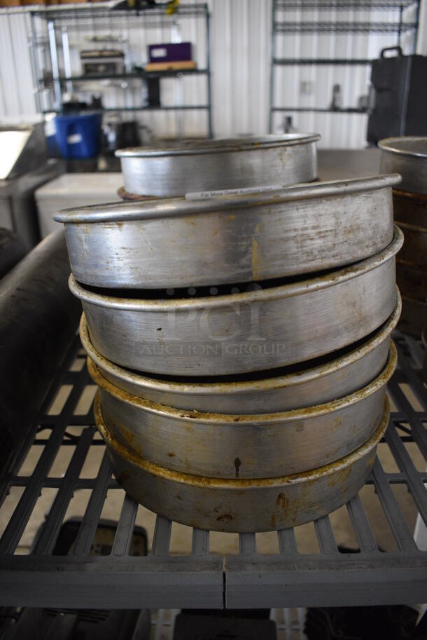 10 Metal Round Baking Pans. 10.5x10.5x2. 10 Times Your Bid!