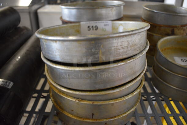 10 Metal Round Baking Pans. 10.5x10.5x2. 10 Times Your Bid! - Image 2 of 5