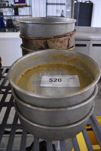 8 Metal Round Baking Pans. 8.5x8.5x2. 8 Times Your Bid!