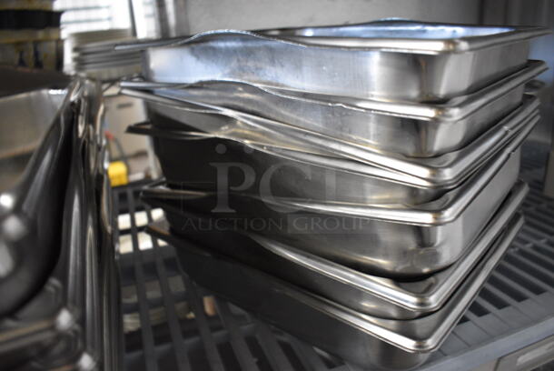 10 Stainless Steel 1/2 Size Drop In Bins. 1/2x2. 10 Times Your Bid! - Image 3 of 5