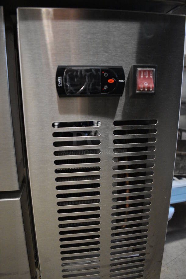 BRAND NEW! SWEET! Avantco Model 178CBE48HC Stainless Steel Commercial 2 Drawer Chef Base on Commercial Casters. 115 Volts, 1 Phase. 48.5x32x26. Tested and Working! - Image 4 of 8