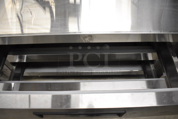 BRAND NEW! SWEET! Avantco Model 178CBE48HC Stainless Steel Commercial 2 Drawer Chef Base on Commercial Casters. 115 Volts, 1 Phase. 48.5x32x26. Tested and Working! - Image 5 of 8