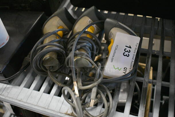 3 NCR Barcode Scanners. 2.5x3.5x5.5. 3x Your Bid - Image 1 of 3
