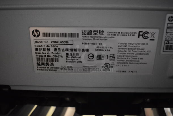 HP LaserJet P1102w Printer. 14x8.5x8. - Image 5 of 6