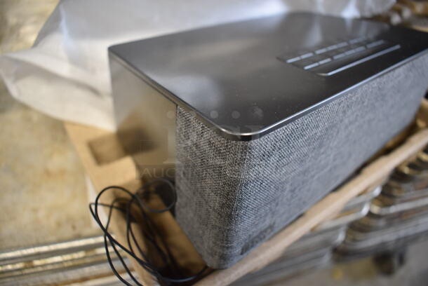 IN ORIGINAL BOX! iHome Dual Alarm Stereo Clock Radio.  - Image 4 of 5