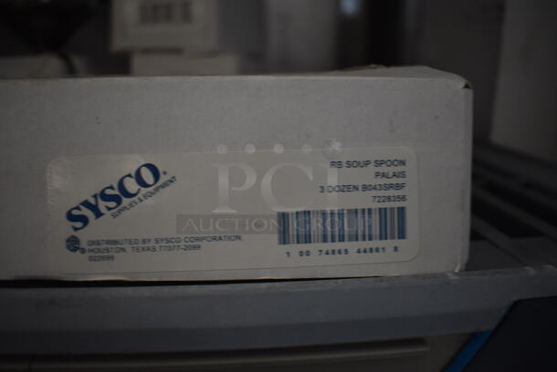 24 BRAND NEW IN BOX! Sysco Metal Spoons. 6.5". 24 Times Your Bid! - Image 2 of 4