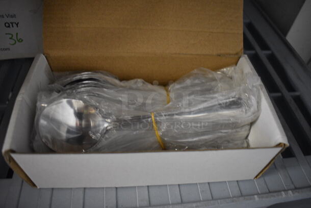 24 BRAND NEW IN BOX! Sysco Metal Spoons. 6.5". 24 Times Your Bid! - Image 4 of 4