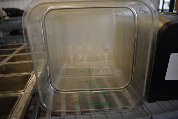 6 Poly Clear Bins. 7x7x7. 6 Times Your Bid! - Image 3 of 5