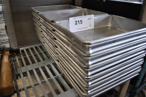 6 Metal 3 Loaf Baking Pans. 22x10x2. 6 Times Your Bid! - Image 2 of 4