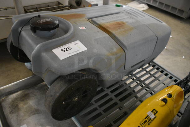 Eureka Gray Poly Portable Tote N Stor Bin. 17x32x11 - Image 2 of 4