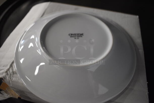 24 BRAND NEW IN BOX! White Ceramic Pasta Plates. 7x7x1. 24 Times Your Bid! - Image 2 of 5