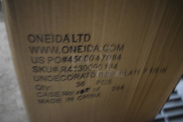 24 BRAND NEW IN BOX! White Ceramic Pasta Plates. 7x7x1. 24 Times Your Bid! - Image 5 of 5