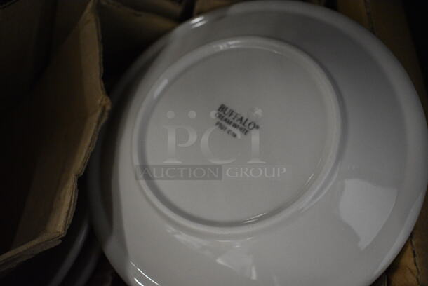30 BRAND NEW IN BOX! White Ceramic Plates. 7x7x1. 30 Times Your Bid! - Image 2 of 4