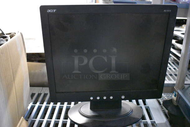 3 15" Acer Model AL1515b Monitors. 3x Your Bid - Image 5 of 5