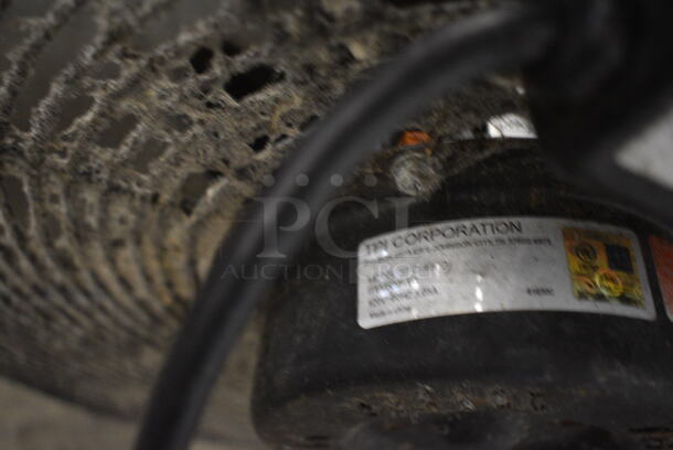 TPI Black Metal Commercial Fan. 22x8x22 - Image 4 of 5